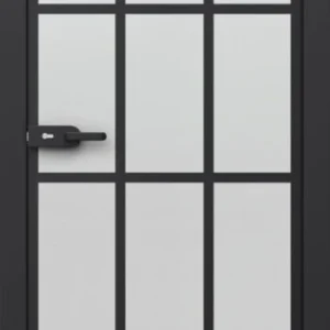 Porta GLASS STICLĂ MATĂ CU PROFILE VOPSITE